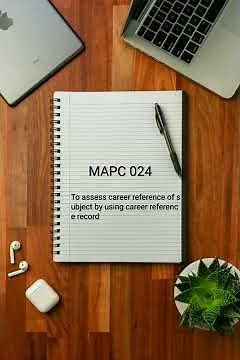 Career reference record | MAPC 2nd year practical | IGNOU