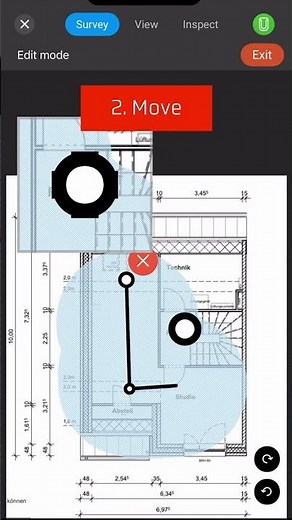 Ekahau Survey - Edit your route on the mobile app