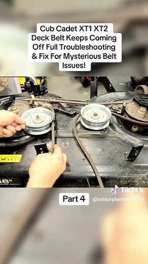 Cub Cadet XT1 XT2 Deck Belt Keeps Coming Off Full Troubleshooting & Fi...