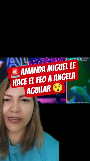 🚨Amanda Miguel le hace el feo a Ángela Aguilar😲 #angelaaguilar #nodal #amandamiguel