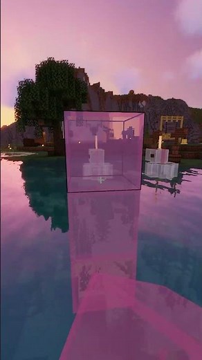 How to make a flamingo floatie in Minecraft! #minecraft #coolminecraftbuilds #minecrafttutorial