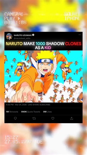 NARUTO 1000 SHADOW CLONES