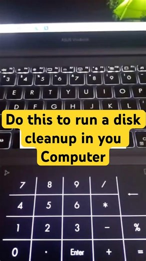 Do this to run a disk clean up in your computer windows 10/11 #windows #microsoft #computer #pc
