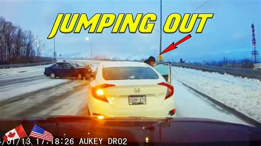 MAN TRIES TO JUMP OUT OF MOVING CAR AFTER CRASH ----- [All the content on this channel is used with written PERMISSION from the ORIGINAL copyright owners!] 🛑 Submit your clips: https://forms.gle/7LKzTdvHwnmZmZ439 ⚫ Contact me at dashcamlessons@gmail.com ⚫ Intro song: My Country - Ben Bostick | Dashcam Lessons