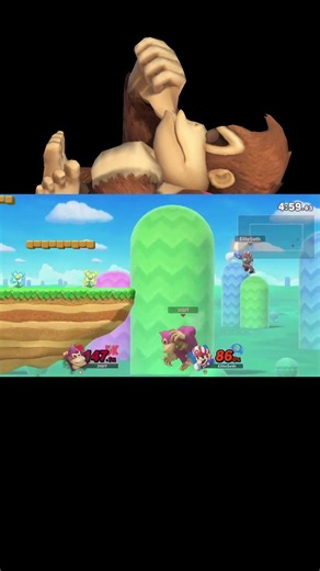 GO TO SLEEP DK #smashbros #gaming #nintendo #donkeykong #shorts