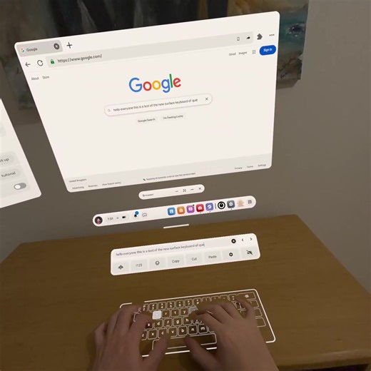 With Horizon OS v85 PTC, Quest 3 can turn any surface into a virtual keyboard, and Meta says you can remap the Quest 3S action button. Details here: https://www.uploadvr.com/quest-3-v85-ptc-can-turn-any-surface-into-a-virtual-keyboard/?utm_medium=social&utm_source=facebook | UploadVR