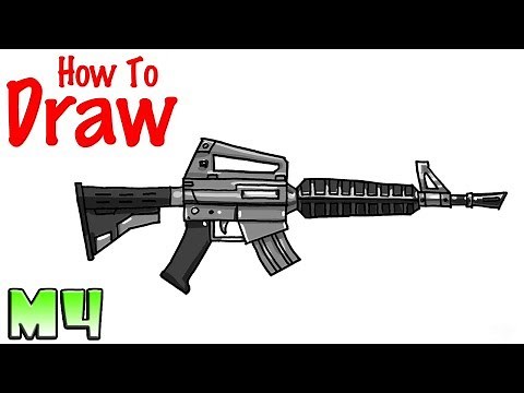 How to Draw the M4 | Fortnite