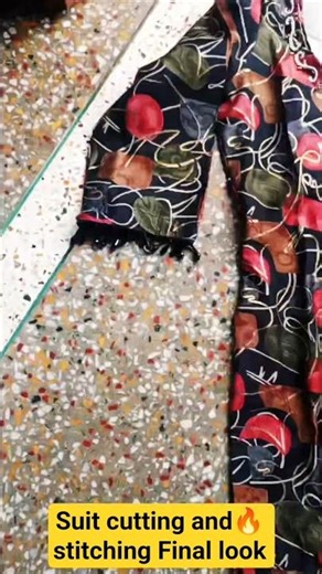 Latest Suit Cutting & Stitching Full Tutorial | Perfect Fit Salwar Suit | Final Look#shorts