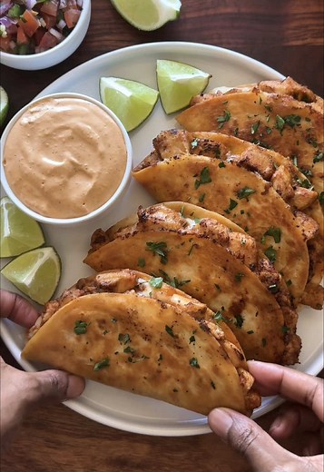 Crispy Honey Chipotle Chicken Tacos Recipe