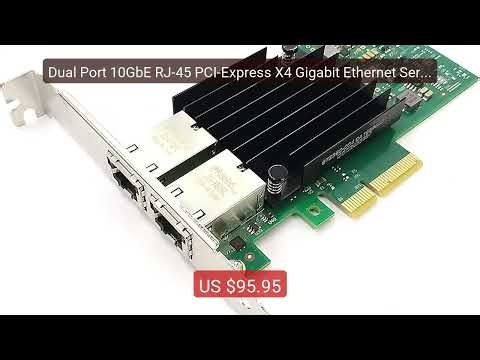 Dual Port 10GbE RJ-45 PCI-Express X4 Gigabit Ethernet Server A... — Hot Deal 2026 | Limited Offer!