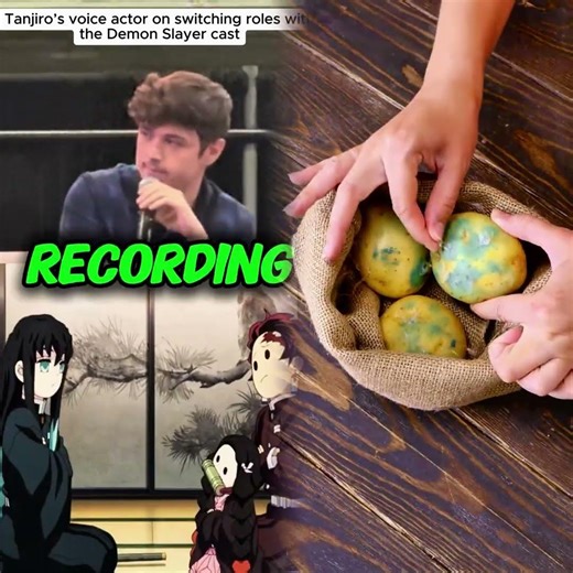 Tanjiro’s Voice Actor Switching Roles #demonslayer #voiceacting #voiceactor #anime #tanjiro