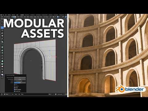 How To Create Modular Assets in Blender - Complete Beginner Guide