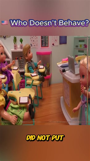 Who doesn’t behave when no one’s watching? 😏✨ #fyp #dollstories #barbiedrama #toyvideos #usa part 1