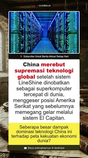 China Rebut Gelar Superkomputer Tercepat di Dunia dari AS #BERITA #INTERNASIONAL #LUARNEGERI