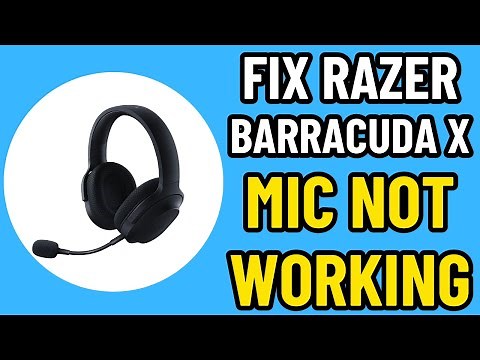 HOW TO FIX RAZER BARRACUDA X MIC NOT WORKING 2026! (EASY FIX)