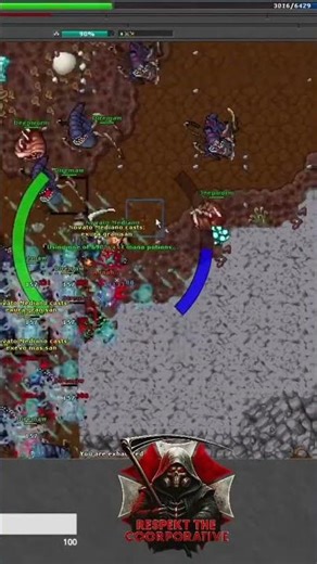 HUNT PALADIN DIREMAW 350+ WARZONE #tibia