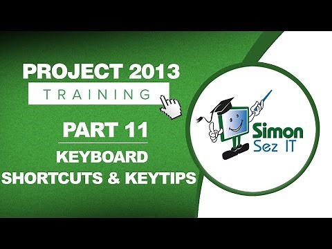 Project 2013 for Beginners Part 11: Keyboard Shortcuts and Keytips