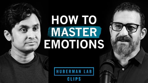3 steps to master your emotions | Dr. Alok Kanojia (Healthy Gamer) & Dr. Andrew Huberman