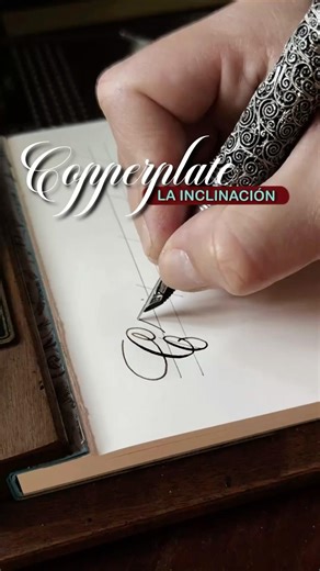 How to do Copperplate calligraphy? #copperplate