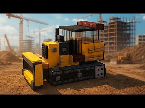 ✅ Minecraft Bulldozer Tutorial – Einfach & Schnell Bauen! 🚜