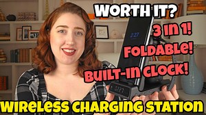 Watch Charge 3 devices at once with built-in clock! on Amazon Live