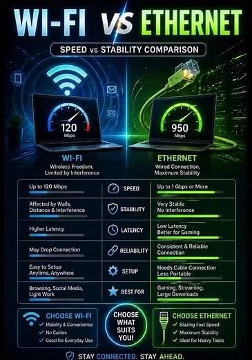 Wi-Fi vs Ethernet | Which Internet Connection is Better?