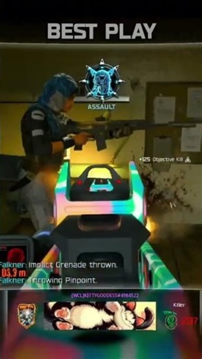 my craziest 4 piece moment in cod #codclips #hardpoint #gaming