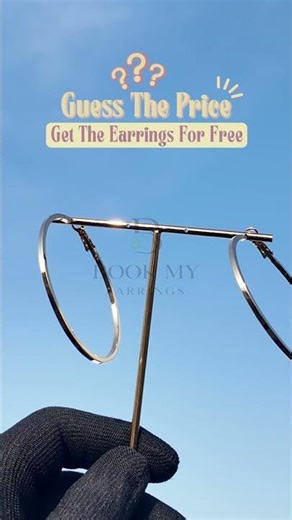 If this is your pick, how much would you pay for this? | Book My Earrings #earrings #shortsviral