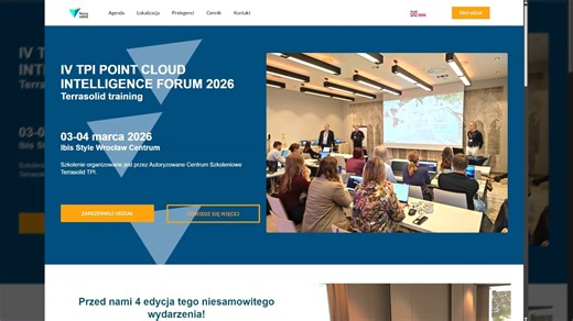 Jednym z głównych tematów IV TPI POINT CLOUD INTELLIGENCE FORUM 2026 będzie wykorzystania „machine learning” w procesie klasyfikacji chmury punktów. Technologia ta została zaimplementowana w TerraSCAN w połowie 2025 roku i jest rozwijana wraz z kolejnymi wersjami oprogramowania. Stworzenie w TerraSCAN modelu treningowego może być użyte do budowy i trenowania modelu klasyfikacji grupowej dla niestandardowych zadań klasyfikacji chmury punktów. Typowe zastosowania niestandardowego wytrenowanego mod