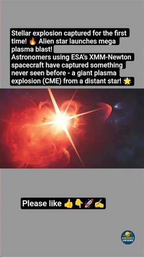 FIRST-EVER Stellar Explosion Caught! 🔥 Alien Star Launches Mega Plasma Blast!