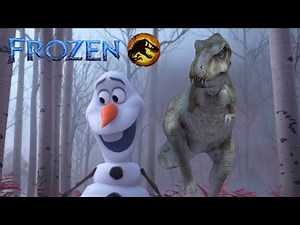 Jurassic World X Frozen (Animation) Part 1 "T-rex arrives"