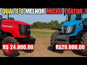 MAHINDRA MICRO TRACTOR VS LS TRACTOR: Which is BETTER? Both will dominate the small tractor market.