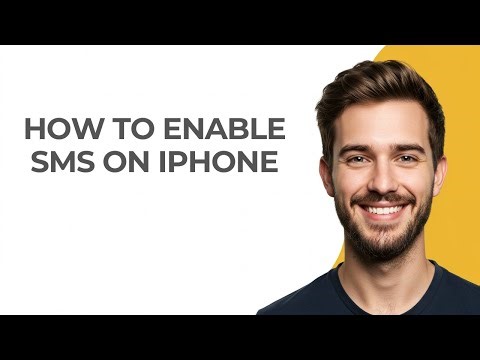 How To Enable SMS On iPhone - GUIDE!