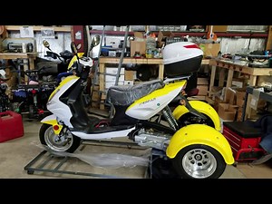 150cc Trike Scooter Assembly From SaferWholesale.com