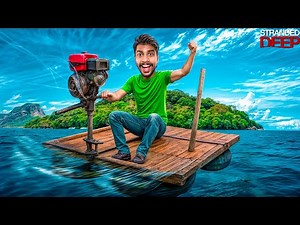 Finally Built a Motor in My Raft 🤩!! Stranded Deep (Part 8)