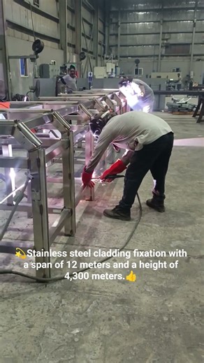 💫Stainless steel cladding fixation👍#StainlessSteelCladding #FixationExperts