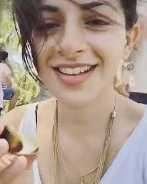 Iswarya menon hot boob press