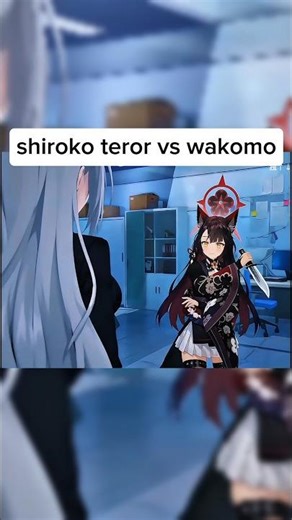 shiroko teror vs wakomo | blue archive #fyp #anime #trending