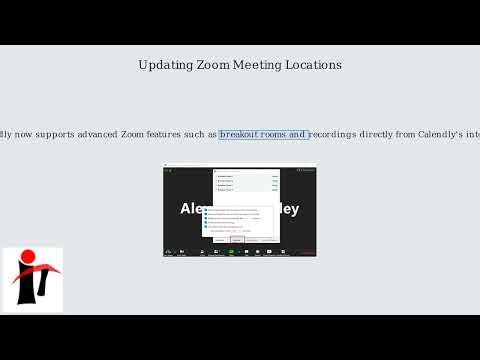 How to Update a Calendly Meeting Location – In Person, Zoom & Address