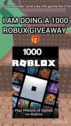 🎁 Robux Giveaway #roblox #shorts