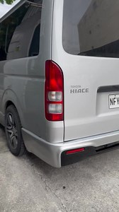 Just installed the VIP V2 Rear Bumper with sleek lights and Front Bumper with paint. Ready to hit the road in style! #HiaceCommuterUpgrade #VIPV2 #autoserveph #asaingangeles #ToyotaHiaceCommuter #Frontbumper #RearBumper | Autoserve Automotive Industry