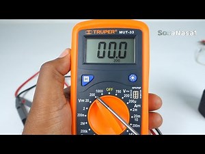 como usar un multimetro digital modelo 33 (Mini Curso)