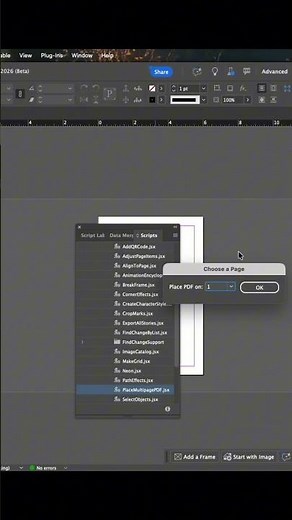 InDesign's Hidden Script: Place a Multi-Page PDF in One Click