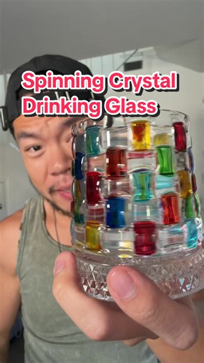 Spinning Crystal Whiskey Glasses That Wow