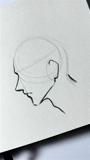 1.2K views · 21 reactions | How to draw perfect side profile #drawing #howtodraw #art #artist #learntodraw #easydrawing #animedrawing #manga | Dimahuu | Facebook