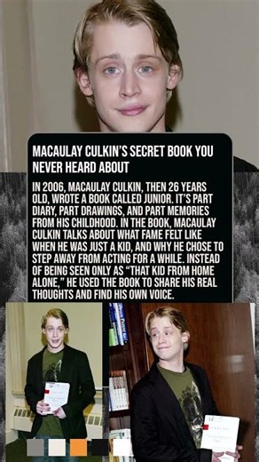 Macaulay Culkin’s Secret Book You Never Heard About 📖😮