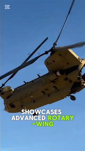 🔥 CH-47F Chinook in Action! | Tandem Rotor Power & Low-Altitude Mastery 🚁🇳🇱 #helicopter #technology