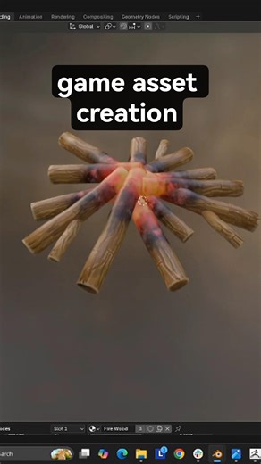 3d games asset creation process, #ytshorts #short #3dmodeling #gameart #gamedev #blender3d #zbrush