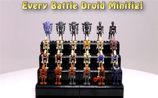 【人仔收集回顾】所有乐高星球大战战斗机器人Battle Droid+稀有战术机器人