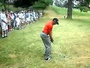 Sergio Garcia Great Shot (US Open Golf 2011)